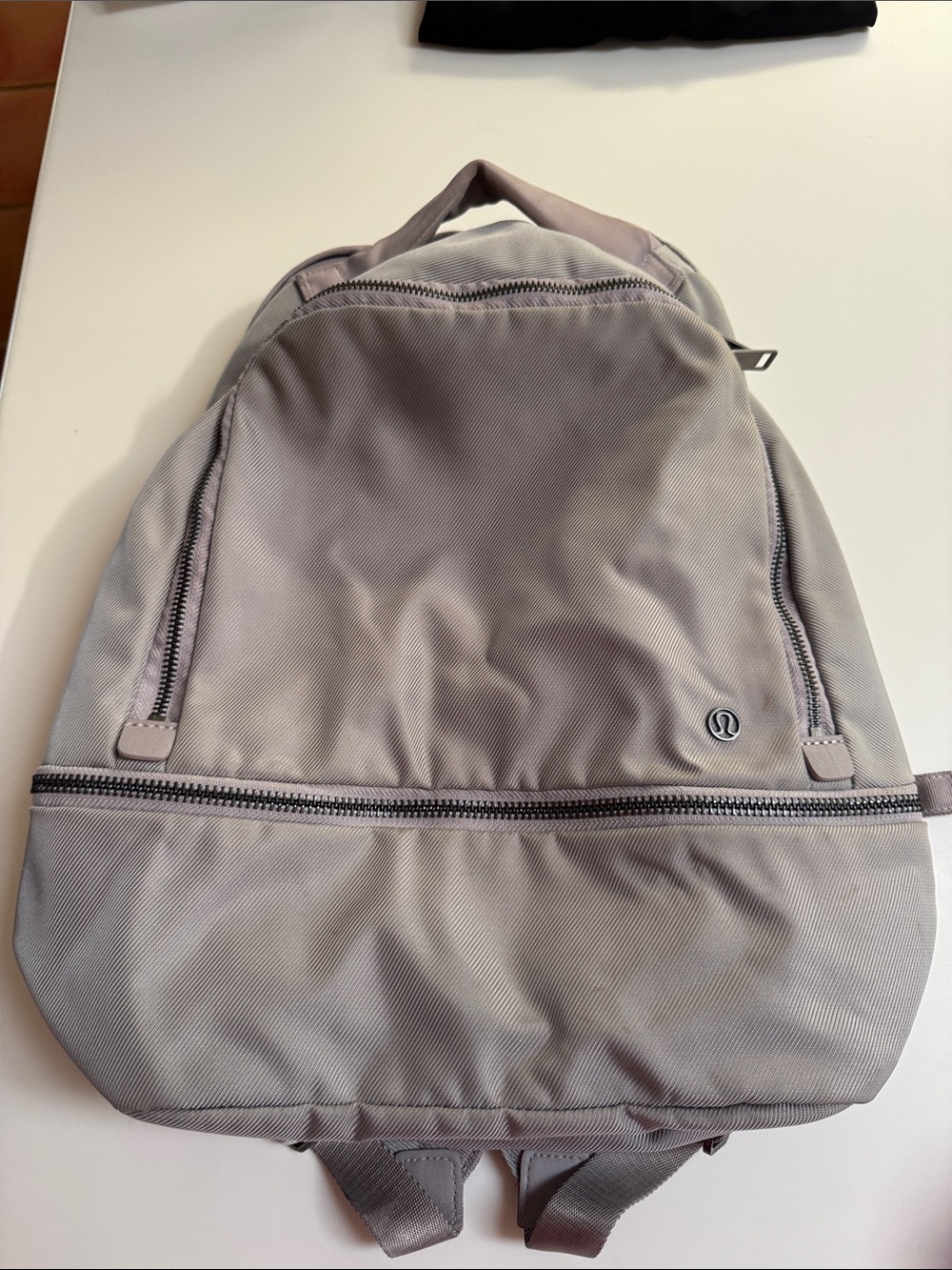 lululemon athletica Taupe Gray Backpack